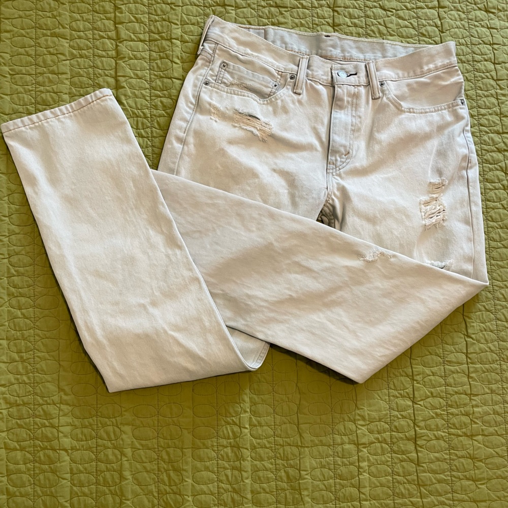 🧡Levi Strauss Jeans, Non-Stretch Distressed 511 Levi’s Size 34X34-on tag denim